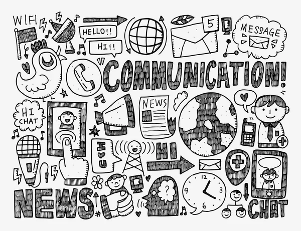 Contexte de la communication — Image vectorielle
