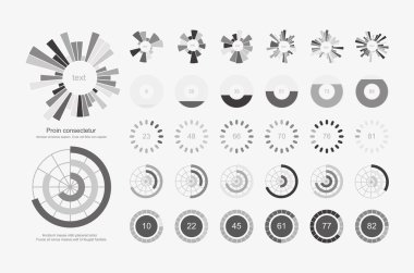 Infographic elements.pie Grafik Icon set