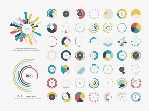 Διάγραμμα elements.pie Infographic που εικονίδιο. — Διανυσματικό Αρχείο