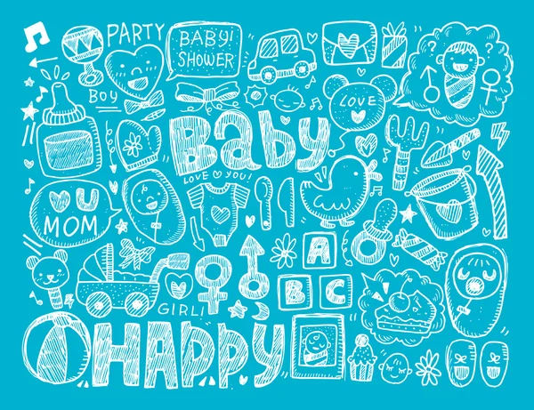 Baby background — Stock Vector