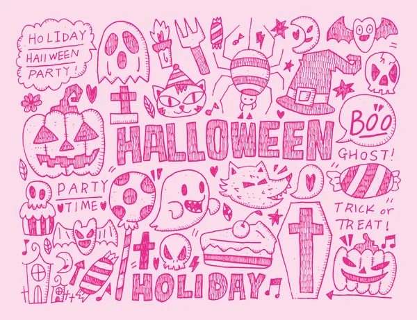 Halloween fond de vacances — Image vectorielle