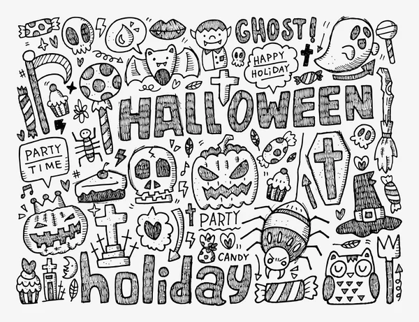 Fundo de férias de Halloween — Vetor de Stock