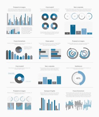 Infographic öğeleri kümesi