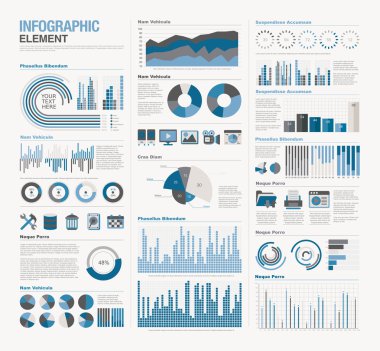 Infographic öğeleri kümesi
