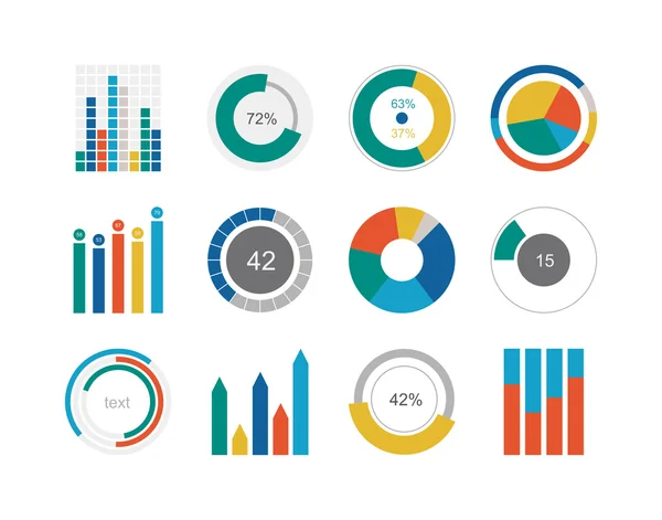 Éléments d'infographie — Image vectorielle