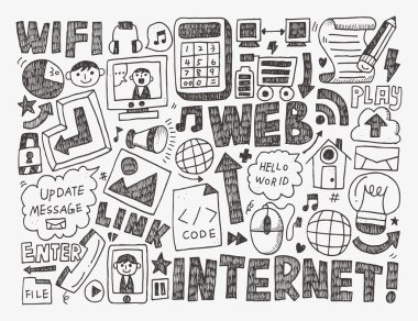 karalama İnternet arka planı