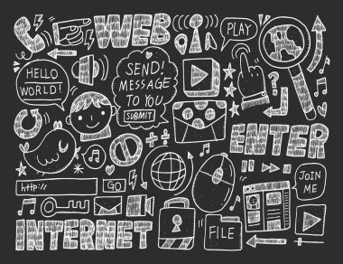 İnternet ağı arkaplanı