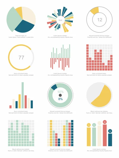 Elementos infográficos — Vector de stock