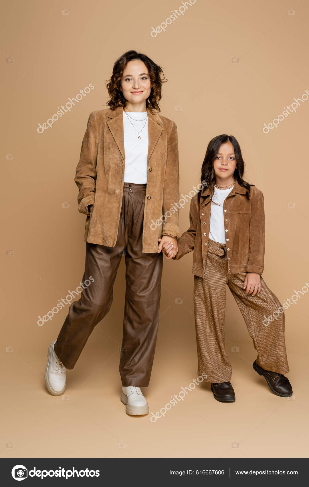 Pantalon marron fille new arrivals
