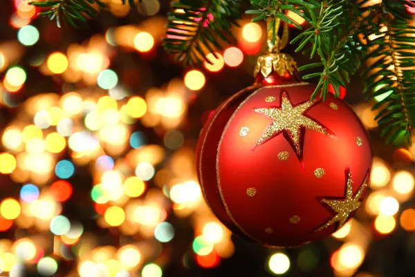 Vánoce s vánoční stromeček — Stock fotografie