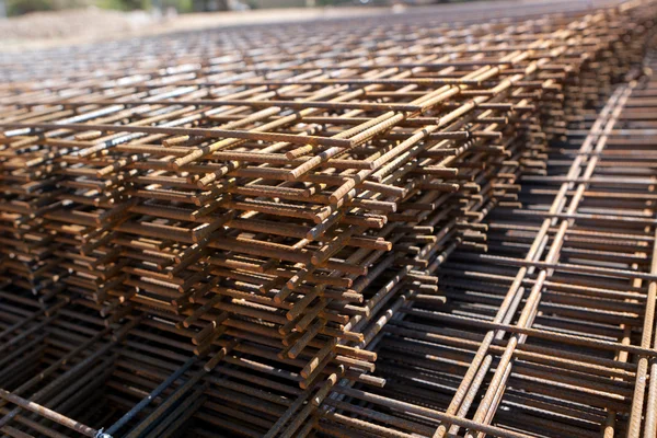 Metal construction grid Royalty Free Stock Images