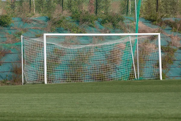 Voetbaldoel — Stockfoto