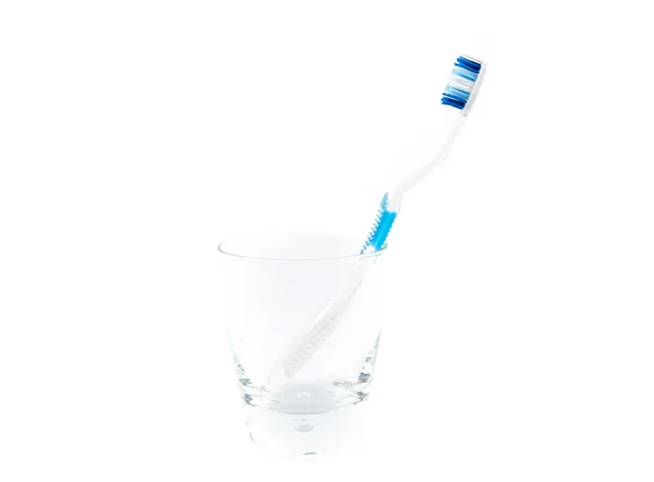 Toothbrush and glass — Stock Photo, Image