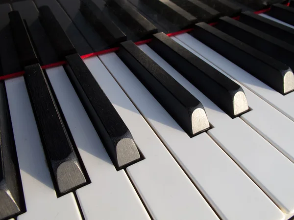 Teclas de piano — Fotografia de Stock