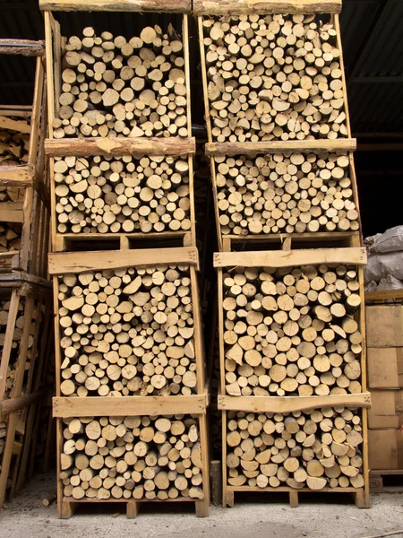 Choped trä — Stockfoto