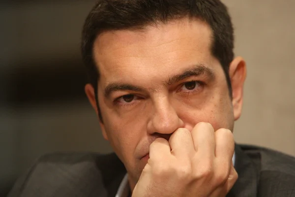 Alexis tsipras syriza (radikal sol koalisyon) — Stok fotoğraf