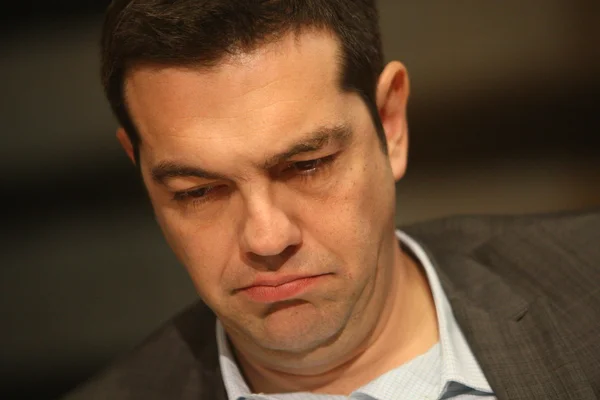 Alexis Tsipras SYRIZA (Coalición de Izquierda Radical) ) — Foto de Stock