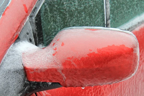 Ice on the car — Stock Photo, Image