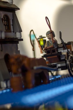 asker arabası üzerinde