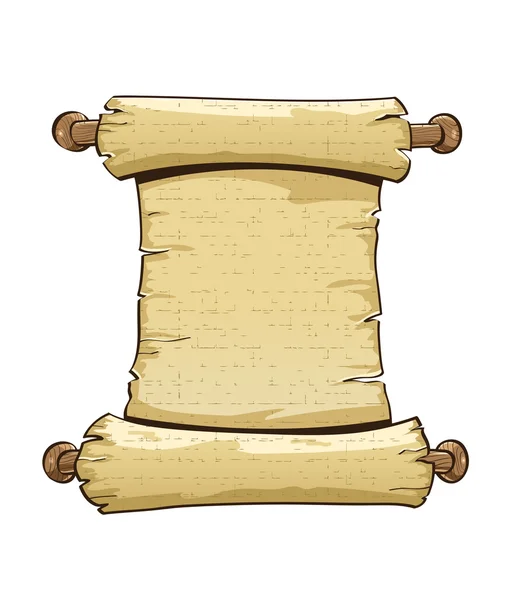 Vintage papier scroll — Stockvector