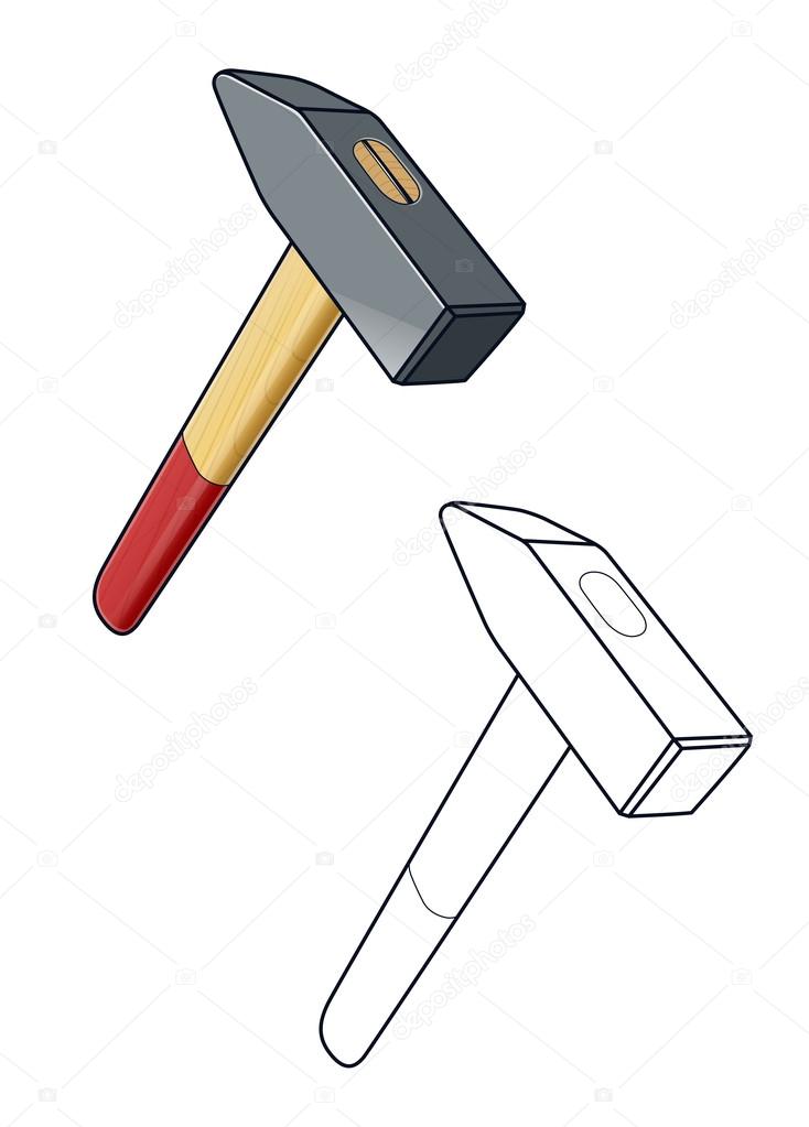 Hammer. Working tool.