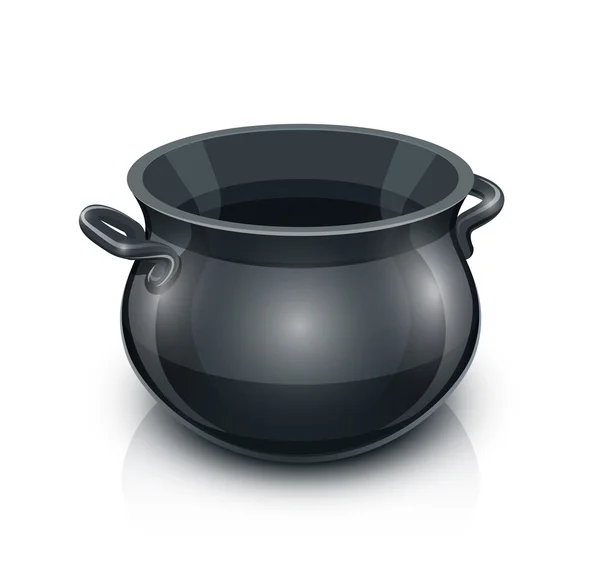 鋳鉄の鍋 — ストックベクタ
