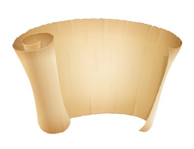 Vintage kağıt kaydırma