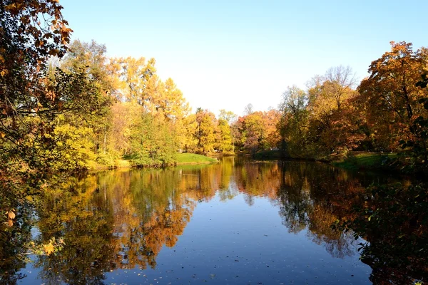 Paisaje de otoño en el parque — Foto de Stock