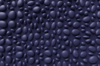 Yuvarlak nesnelerden soyut arkaplan. 3D renkler veri 2022