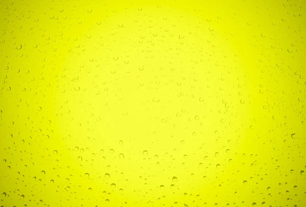 Condensatie op het glas met het bovenste gele lampje — Stockfoto