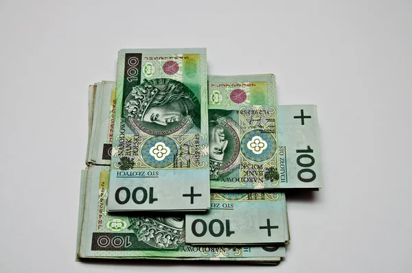 A few piles of banknotes — Stock Photo, Image