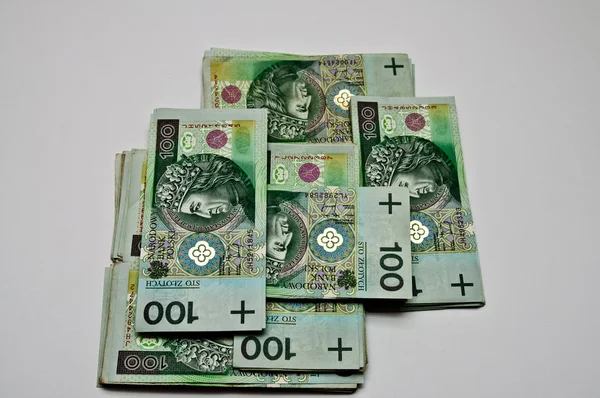 Kilka kupek banknot — Fotografia de Stock