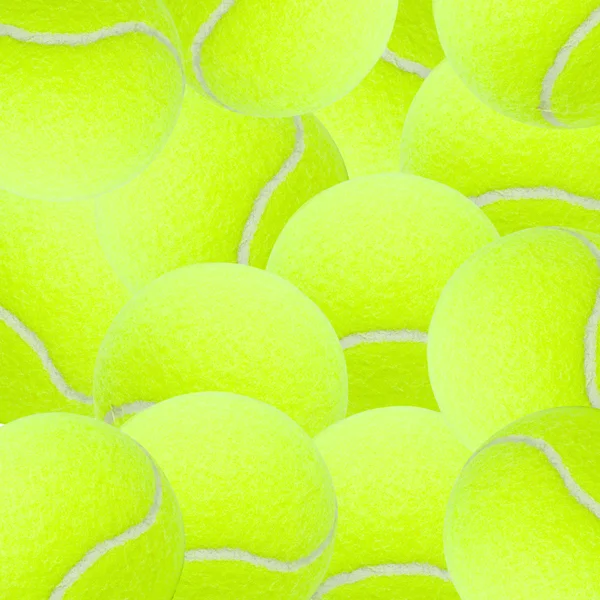 Texture de nombreuses balles de tennis — Photo