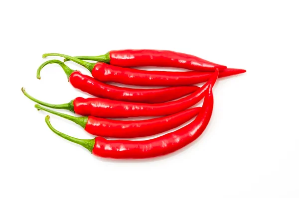 Pikantní červené chilli papričky — Stock fotografie