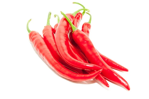 Čerstvá červená chilli papričky — Stock fotografie