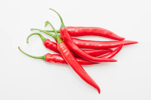 Spousta červené chilli papričky — Stock fotografie