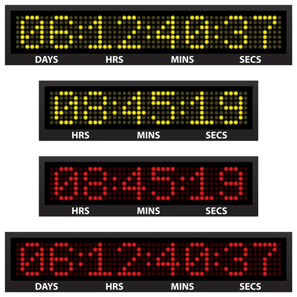 Countdown timer — Stock Vector