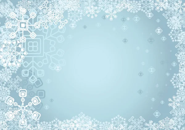 Digital snow — Stock Vector