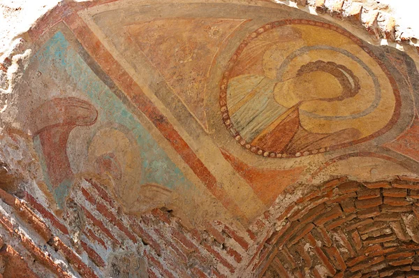 Fresco van Johannes de Doper bij de Rode kerk, Bulgarije — Stockfoto