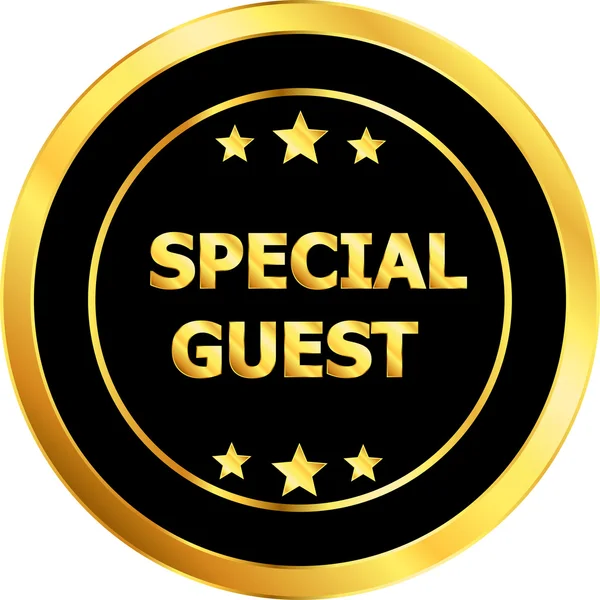 Special guest — Stock Vector