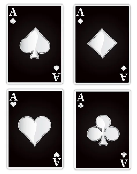 Tarjeta de casino — Vector de stock