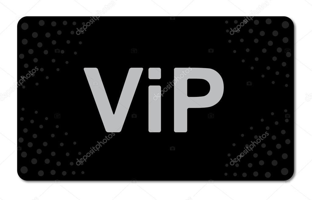 Black VIP card