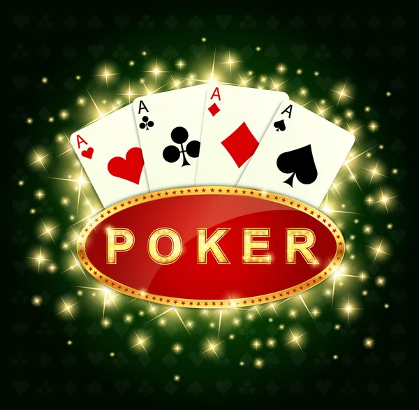Poker — Stockvektor
