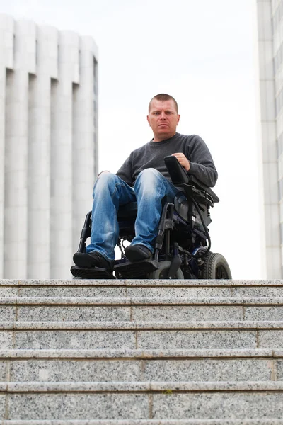 Disabled male — Stock Photo, Image