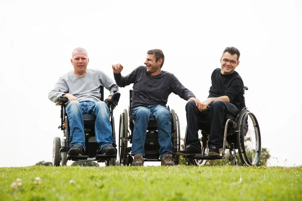 Disabled friends — Stock Photo, Image