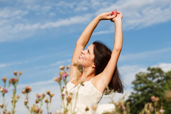 Disfrutando del sol — Foto de Stock