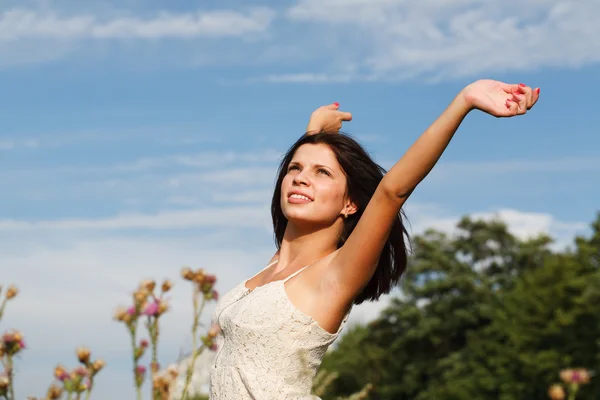 Disfrutando del sol — Foto de Stock