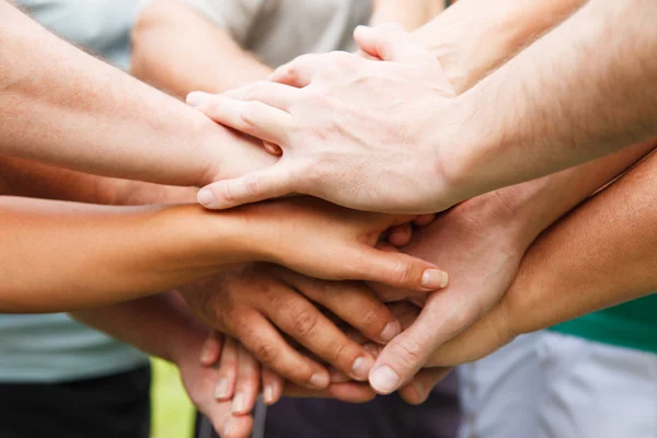 Human hands showing unity — Stock Photo, Image