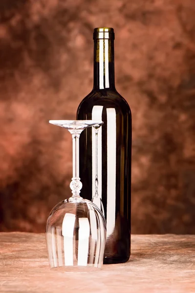 Wine bottle and wine cup