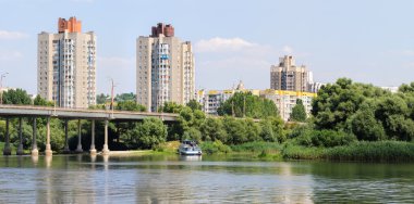 Ribnita town, Pridnestrovie, Moldova. Panorama.